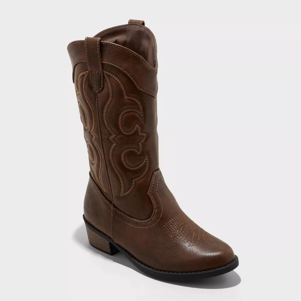 Little Girl Montana Western Boots by Cat & Jack Size 3 New With Tags